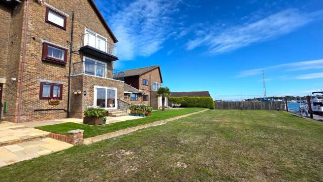 Rear of Property + Marina