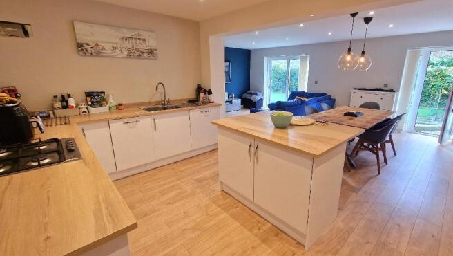 Kitchen, Sitting Room + Dining Room