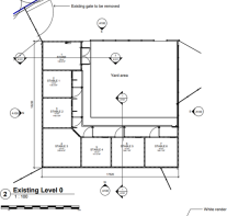 Existing floor plan