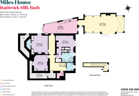 Floorplan, Flat 1, M