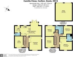 1 Camilla Close, Carlton, Goole, DN14 9GA - Floorp