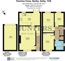 15 Peartree Close, Barlby, Selby, YO8 5BT - Floorp