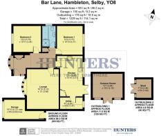 11 Bar Lane, Hambleton, Selby, YO8 9LN - Floorplan