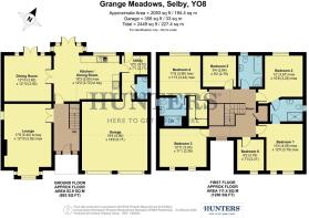 22 Grange Meadows, Selby, YO8 4FE - NEW FLOORPLAN.