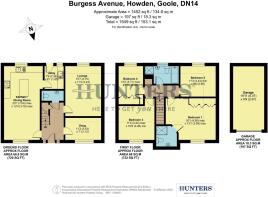 4 Burgess Avenue, Howden, Goole, DN14 7ZN - Floorp
