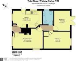 12 Tate Close, Wistow, Selby, YO8 3YW - Floorplan.