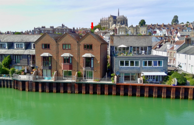 Rear Elevation And River Arun