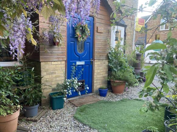 Front door - left side