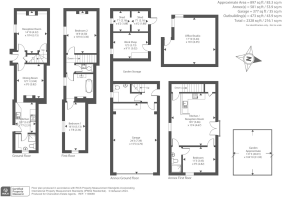 Cottage and Annexe Combined Floor Plan