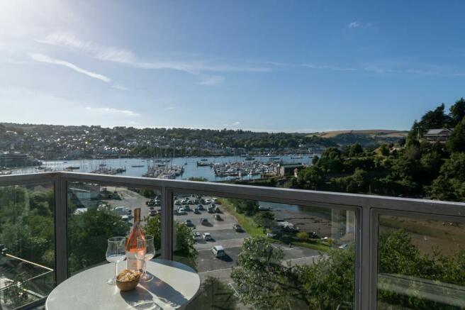 5 Marina Court, Kingswear Bedroom 3 Balcony