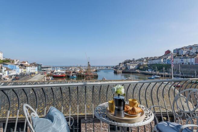 7 The Strand, Brixham Balcony off Living Room