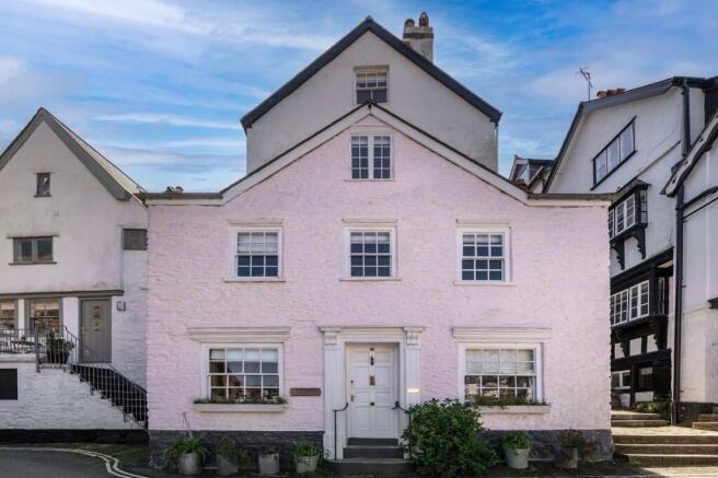The Pink House, Dartmouth Front Elevation