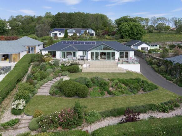 New Strete Lodge, Strete, Dartmouth Drone Front
