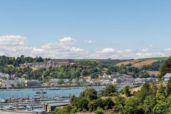 Cragside, Kingswear - view from elevated terrace