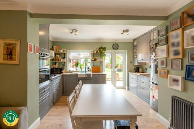 open plan kitchen