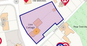 Lion Cottage site plan