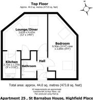 Apartment 25 , St Barnabus House, Highfield Place 