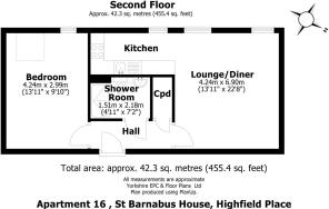 Apartment 16 , St Barnabus House, Highfield Place 