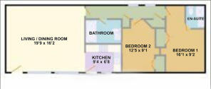 Carne Cottage - Floor plan