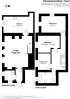 Perran Wharf Cottage - Floor plan