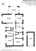 3 Bishops Close - floor plan