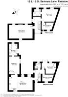 16 & 18 St Saviours Lane - Floor plan