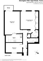 7 Devington Hall - floor plan