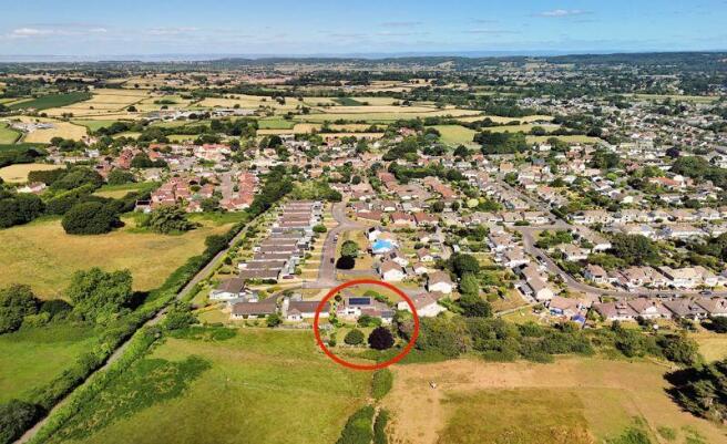 Southern edge of Backwell