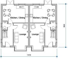 Right hand floor plan