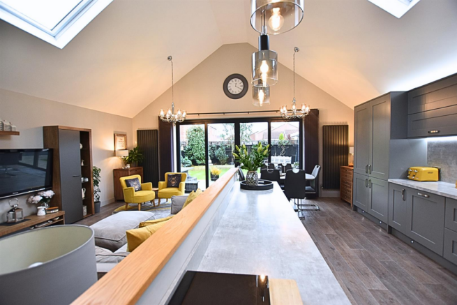 LIVING KITCHEN DINER DAY ROOM