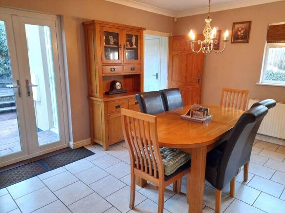 Dining Area with French Doors