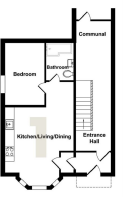 Apartment 1, The Elms - Floorplan