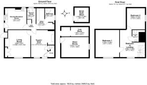 Flower Knott Cottage - Floorplan