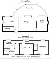 Three Way Cottage - Floorplan