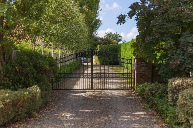 Gated Entrance & Driveway