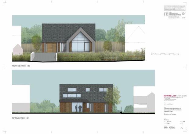 Front and Rear Elevations