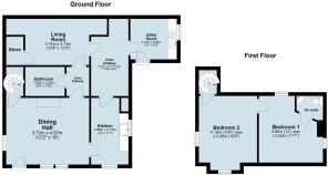 Floor plan Blythe Lodge, Blythe Road
