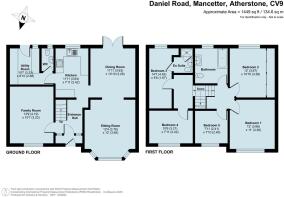 8 Daniel Road, Mancetter.  Floorplan