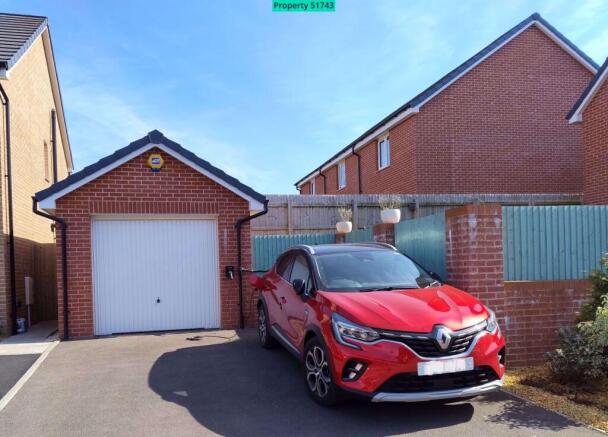 Garage and driveway