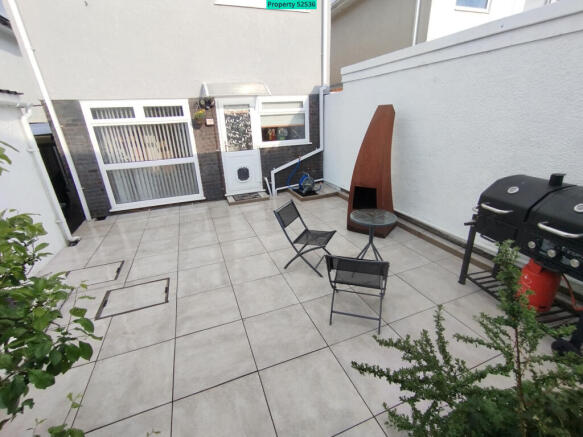 Rear patio