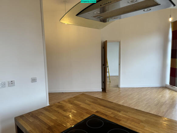 Open plan living space