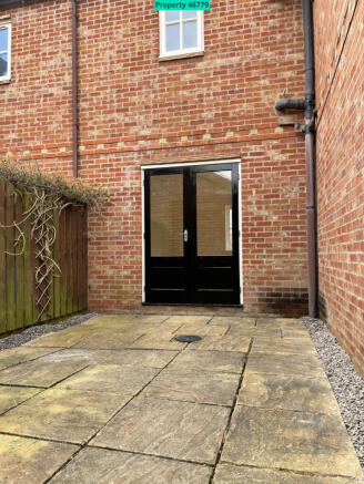Rear entrance into the living room