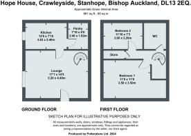 Hope House, Crawleyside, Stanhope,  Bishop Aucklan