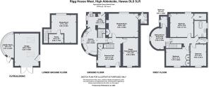 Floorplan - Rigg House West, High Abbotside, Hawes