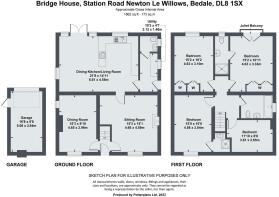 Bridge House, Station Road Newton Le Willows, Beda
