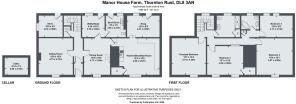 Floorplan - Manor House Farm,  Thornton Rust,  DL8