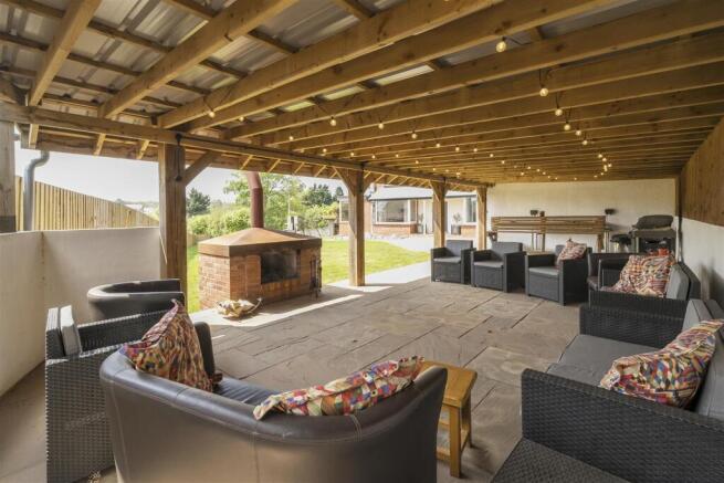 Outdoor dining area