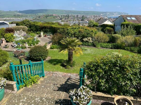 Garden and hill view