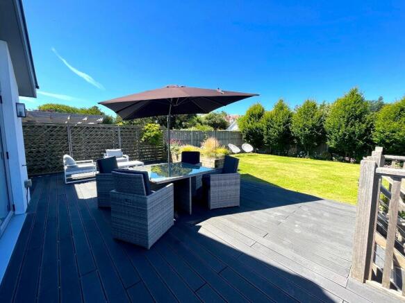 Deck and garden