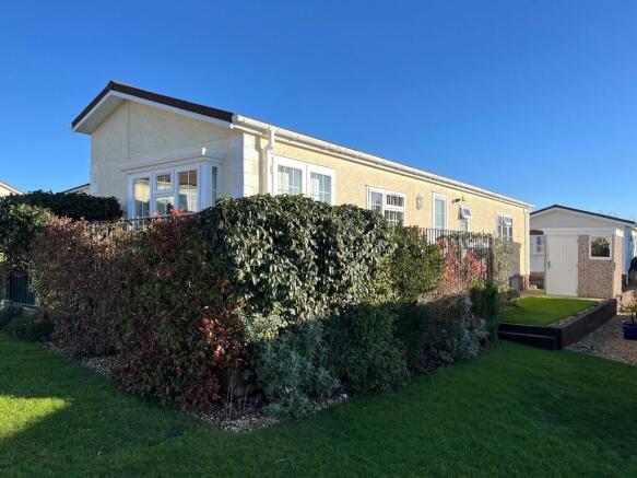 Rear of property